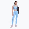 Colanți de antrenament pentru femei Gym Glamour Push Up Baby Blue 405 2