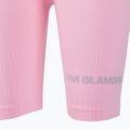 Colanți scurți de antrenament pentru femei Gym Glamour Push Up Candy Pink 410 7