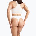 Tanga Gym Glamour Thong pentru femei, alb 414 5