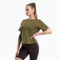 Tricou de antrenament pentru femei Gym Glamour V Khaki 423