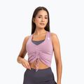 Maieu de antrenament pentru femei Gym Glamour Cu cordon Pink 447 3