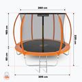 Trambulină HUMBAKA Super 305 cm portocaliu Super-10' Trambulină 17