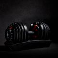 Halteră ajustabilă XTREXO 24 kg neagră ADT-24 9