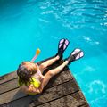 Set de snorkeling pentru copii AQUASTIC Mască + Aripioare + Tub roz MSFK-01SR 22