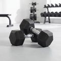 Ganteră cauciucată  XTREXO Hex HXD250 25 kg 3