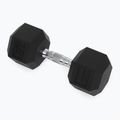 Ganteră cauciucată  XTREXO Hex HXD150 15 kg
