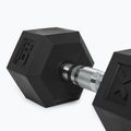Ganteră cauciucată XTREXO Hex HXD100 10 kg 8