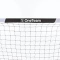 OneTeam One poartă de fotbal 300 x 200 cm din oțel galvanizat alb/negru 14