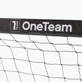 OneTeam One poartă de fotbal 300 x 160 cm oțel galvanizat alb/negru 14