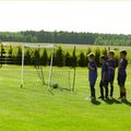 OneTeam Flex poartă de fotbal 240 x 150 cm alb OT-SNG2415 10