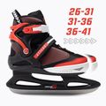 Patine pentru copii ATTABO ICEBLADE 01 negre/roșii 2