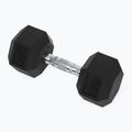 Halteră cauciucată XTREXO Hex 12.5 kg