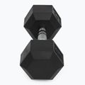 Halteră cauciucată XTREXO Hex 12.5 kg 6