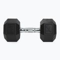 Halteră cauciucată XTREXO Hex 12.5 kg 7