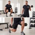 Halteră cauciucată XTREXO Hex 30 kg 5