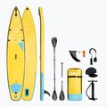 Placă SUP AQUASTIC Touring 12'6" galbenă