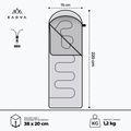 KADVA Dorma L sac de dormit stânga albastru 2