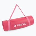 Covoraș pentru antrenament XTREXO NBR 15 mm cu centură roz 11
