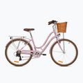 Bicicletă de oraș pentru adolescenți ATTABO CITY 26" roz 14