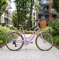 Bicicletă de oraș pentru adolescenți ATTABO CITY 26" roz 3