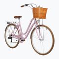 Bicicletă de oraș pentru femeii ATTABO CITY 28" roz 2