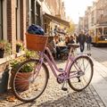 Bicicletă de oraș pentru femeii ATTABO CITY 28" roz 18