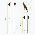 Bețe de nordic walking KADVA Halna reglabile roșu 2