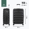 Geantă de voiaj mare KADVA Cayes 113 l neagră 3