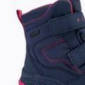Cizme de zăpadă pentru copii KADVA Snowey Mid WaterProof bleumarin/fucsia 9