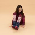 Cizme de zăpadă pentru copii KADVA Snowey Mid WaterProof bleumarin/fucsia 11