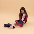 Cizme de zăpadă pentru copii KADVA Snowey Mid WaterProof bleumarin/fucsia 10