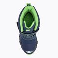 Ghete de zăpadă pentru copii KADVA Snowey Mid WaterProof bleumarin/verde 6