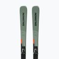Schiuri de coborâre Salomon S/Max 8 XT + legături M11 GW oil green/black/neon red 4