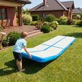 Traseu de gimnastică XTREXO 300 x 15 cm alb 11