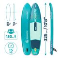 Set placă SUP gonflabilă AQUASTIC Perth 10'8" allround green 18