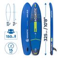 Set placă SUP gonflabilă AQUASTIC Perth 10'8" allround dark blue 18