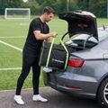 Geantă pentru transportul porții OneTeam Swiftgoal 120 x 70 cm black/green 4