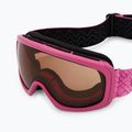Ochelari de schi pentru copii ATTABO Apik Jr Anti-Fog pink 10