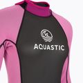 Costum de surfing pentru femei AQUASTIC din neopren 3/2 mm WAVEY roz 14