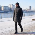 Palton căptușit pentru bărbați Ravin ECO negru 6