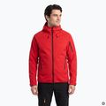 Hanorac trekking pentru bărbați KADVA Arix WP 5K/3K softshell hibrid roșu