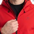 Hanorac trekking pentru bărbați KADVA Arix WP 5K/3K softshell hibrid roșu 3