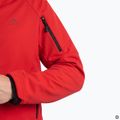 Hanorac trekking pentru bărbați KADVA Arix WP 5K/3K softshell hibrid roșu 4