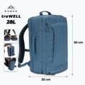 Rucsac turistic Kadva traWELL 28 l granatowy 2