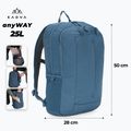 Rucsac turistic KADVA anyWAY 25 l bleumarin 2