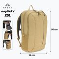 Rucsac turistic Kadva anyWAY 25 l piaskowy 2