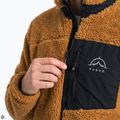 Hanorac fleece bărbați KADVA Rodvik maro 7