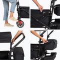 Cărucior de transport AQUASTIC Luxor negru 7
