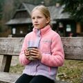 Hanorac fleece pentru copii KADVA Rodvik JRG roz 10