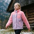 Hanorac fleece pentru copii KADVA Rodvik JRG roz 11